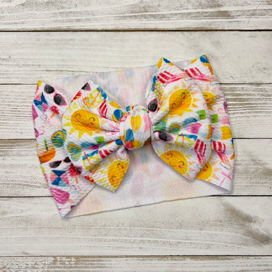 Summer Fun Headwrap Bow