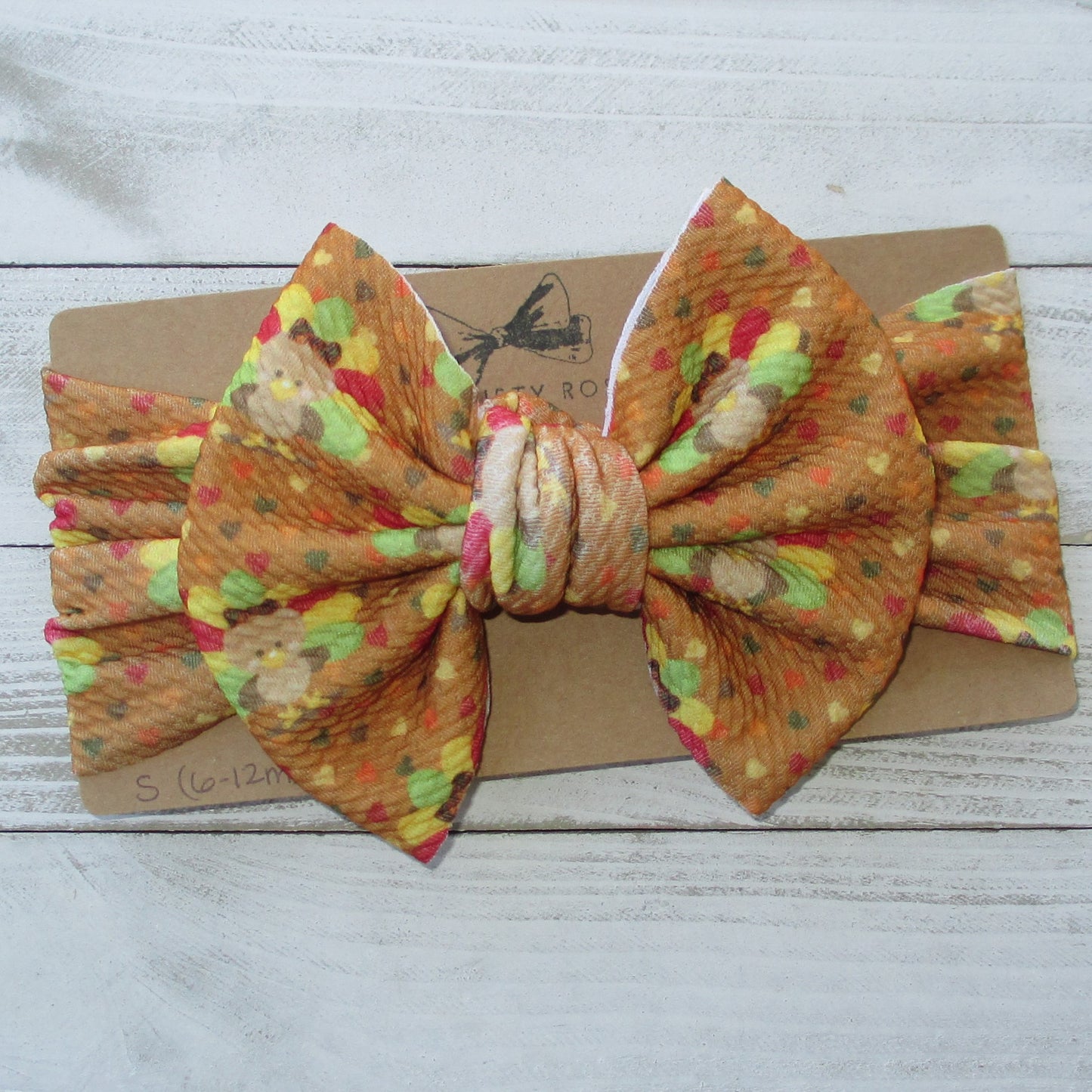 Turkey Headwrap Bow