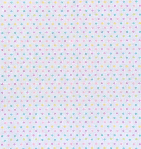 Pastel Polka Dot Hairbow