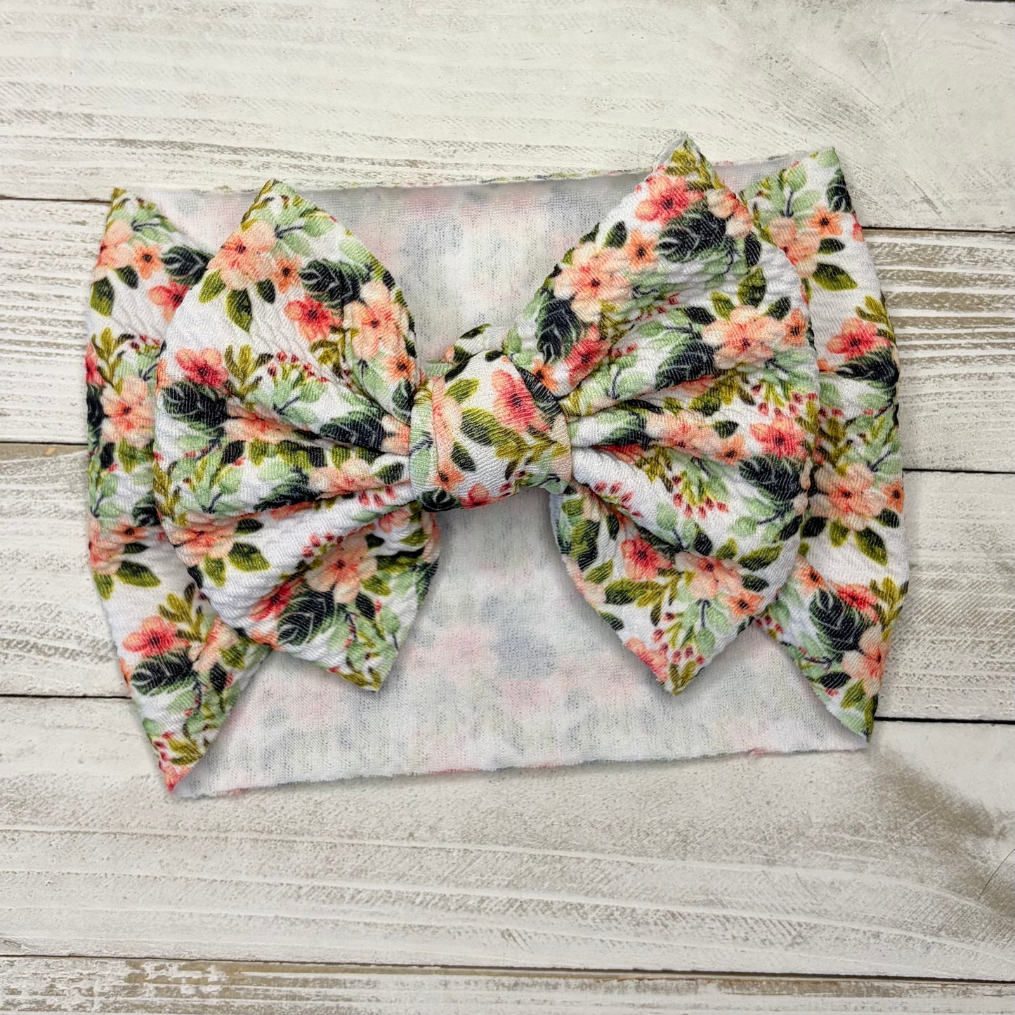 Tropical Floral Headwrap Bow