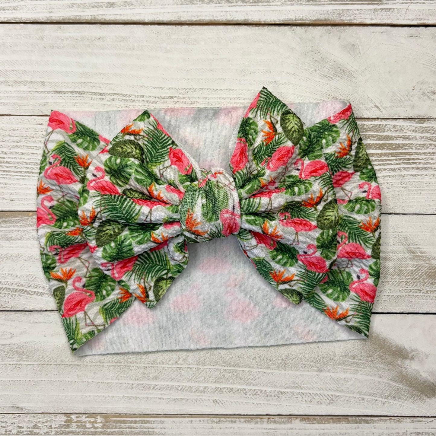 Tropical Flamingo Headwrap Bow