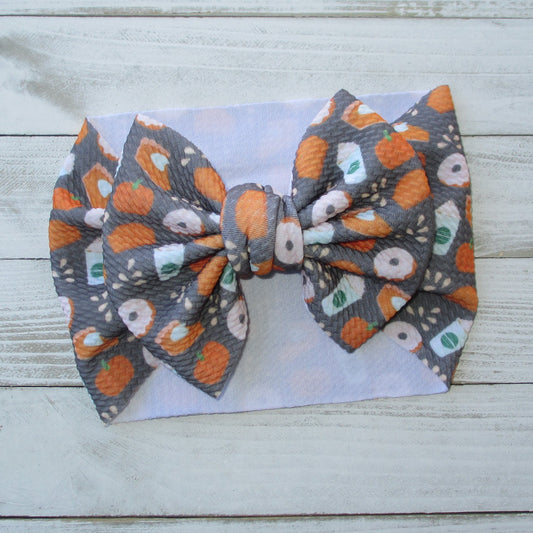 All Things Pumpkin Headwrap Bow