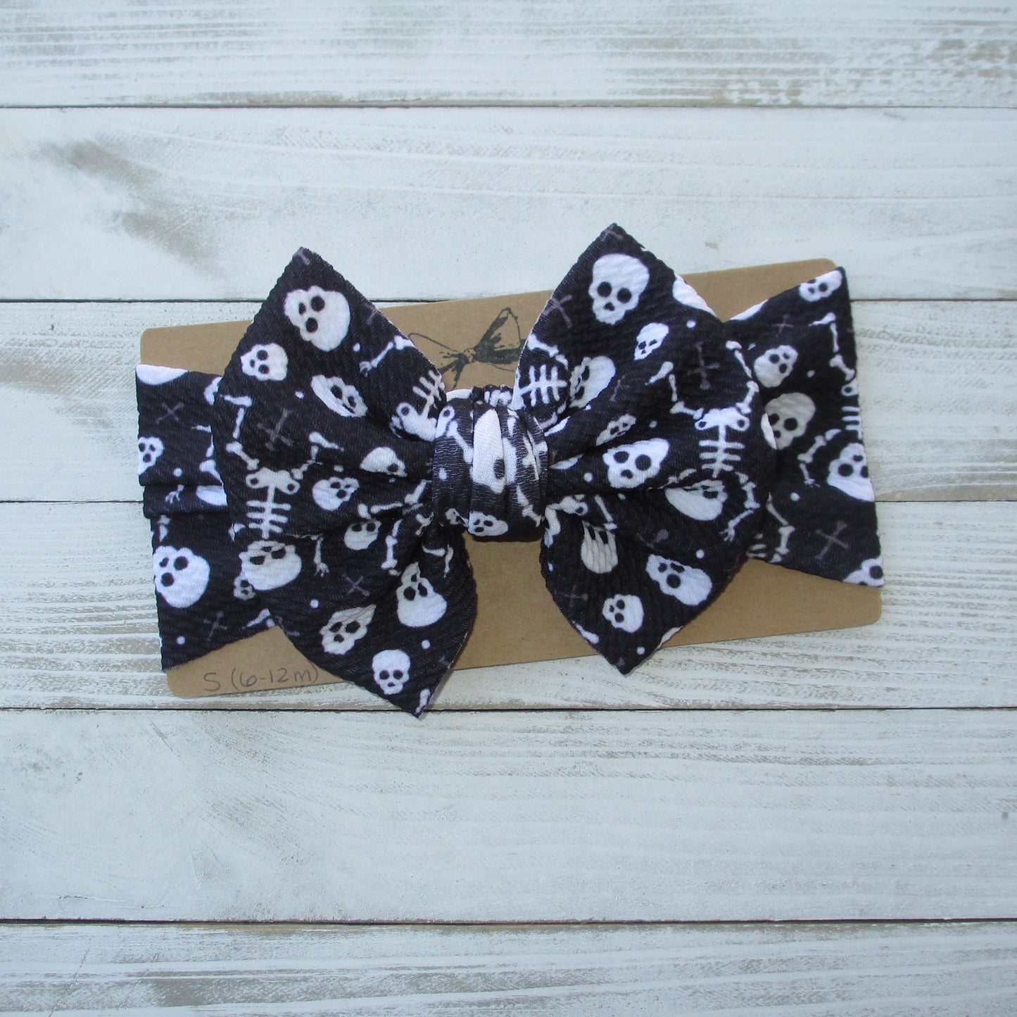 Skeleton Headwrap Bow