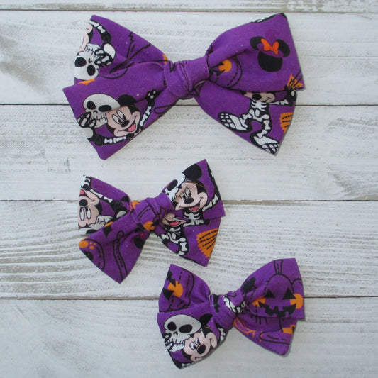 Mickey's Halloween Hairbow