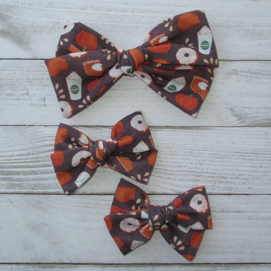 All Things Pumpkin Hairbow