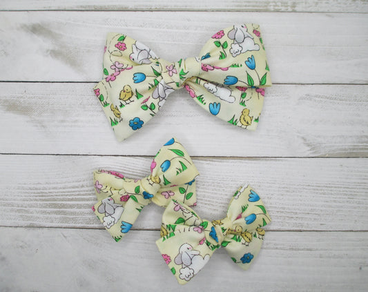 Yellow Easter Hairbow