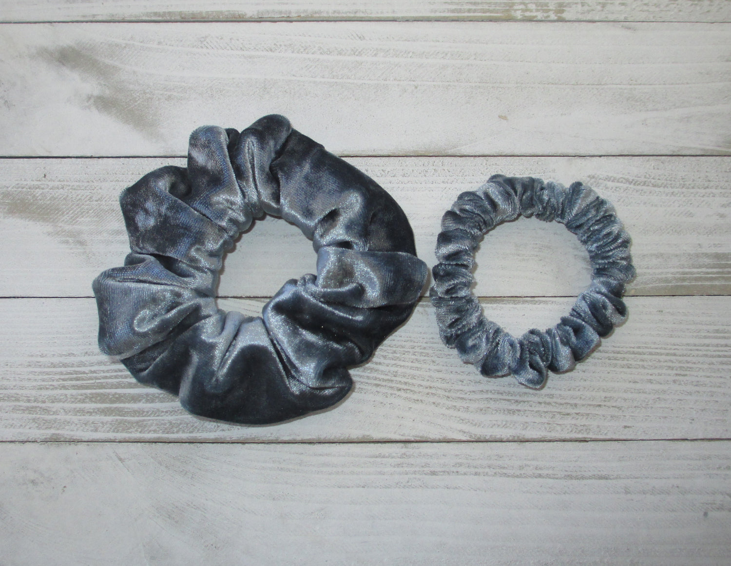 Dusty Blue Scrunchie 